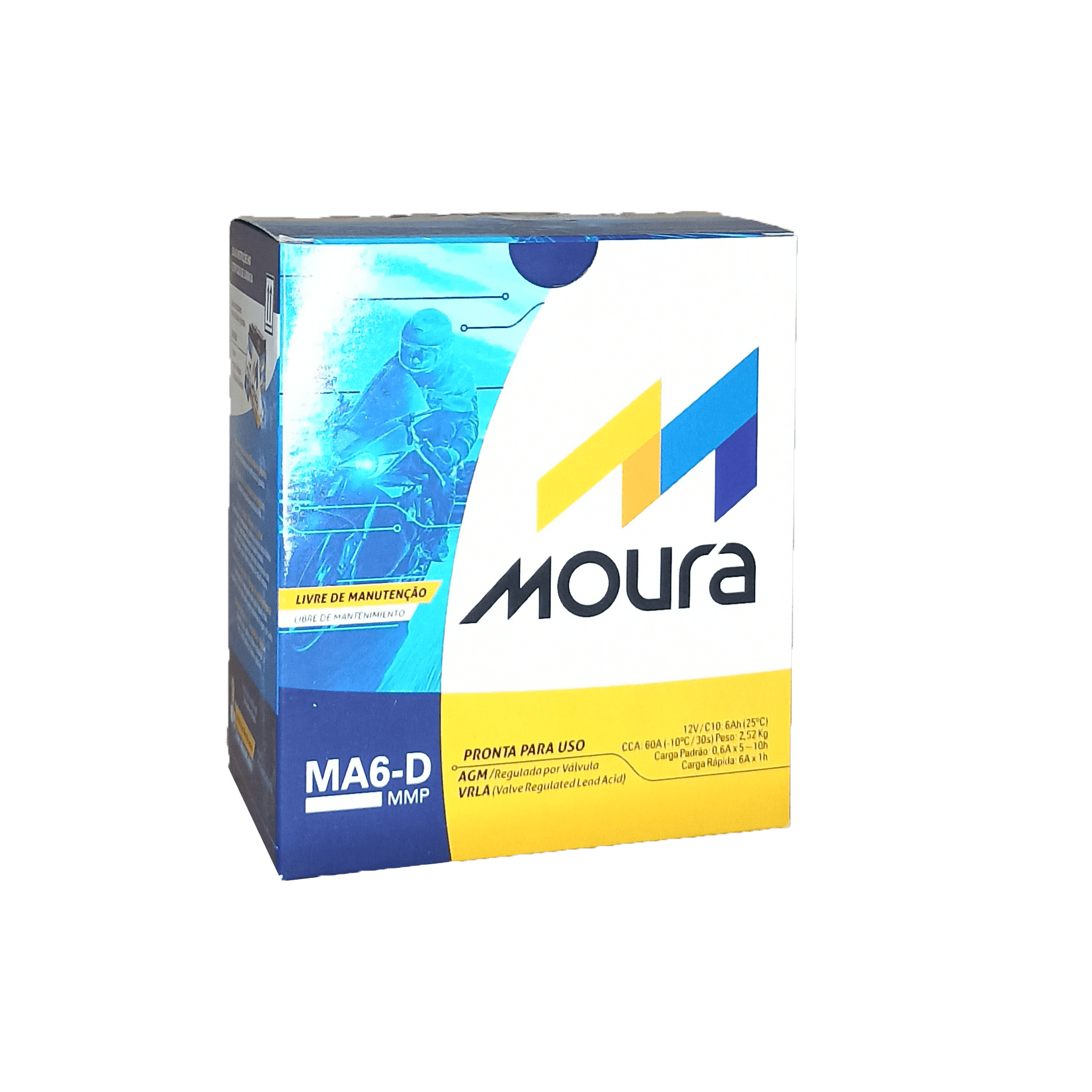Bateria Moura Moto – MA6-D – 6 Ah