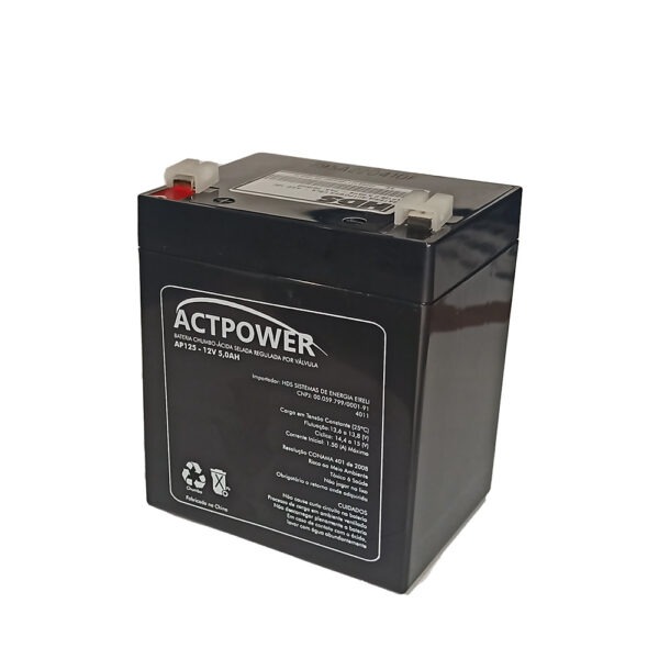 Bateria ActPower VRLA – AGM AP125.0 12V 5,0AH 