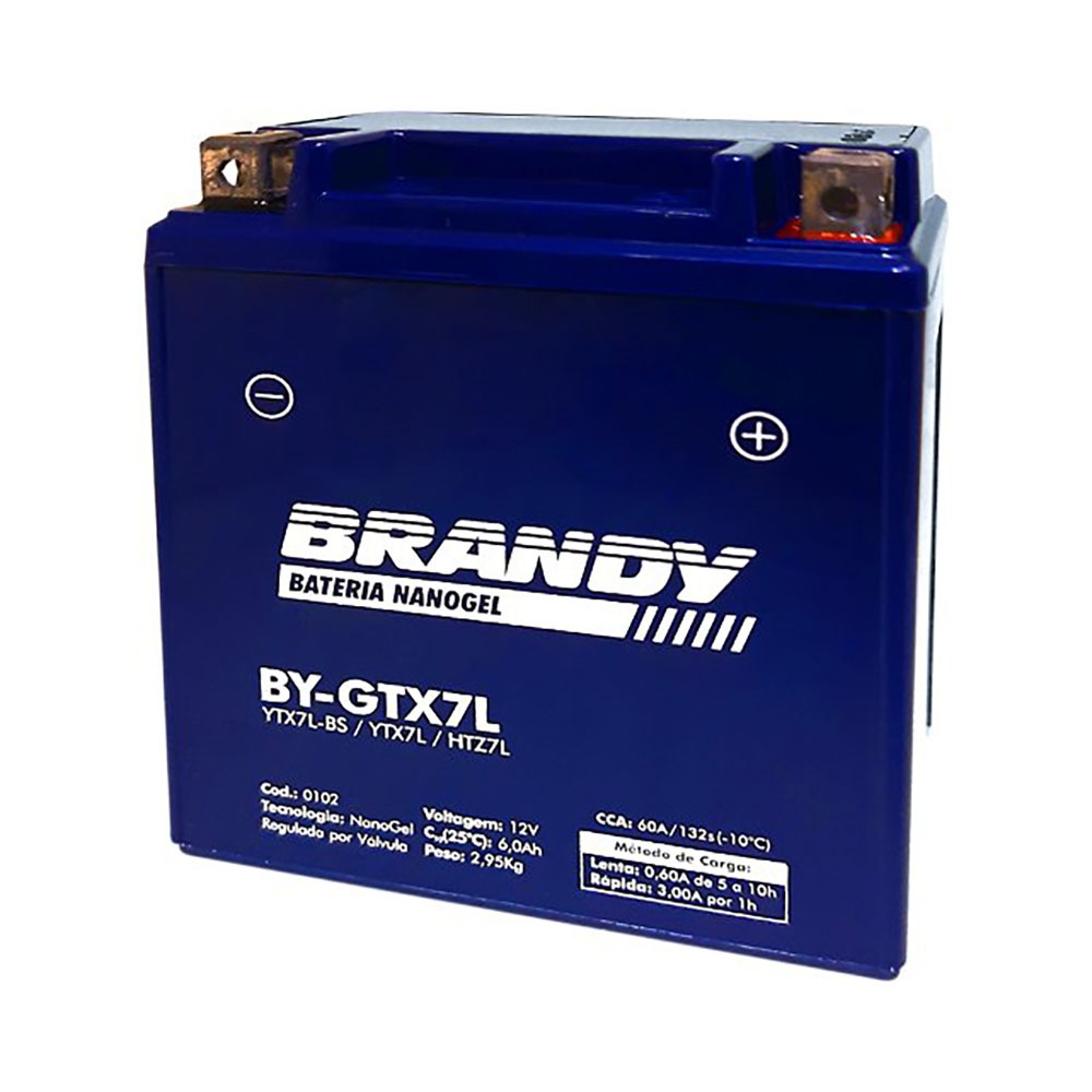 Brandy – Nanogel BY-GTX7L – 6,0 Ah (YTX7L-BS / YTX7L)