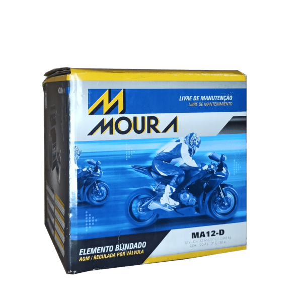 Bateria Moura Moto – MA12-D – 12 Ah