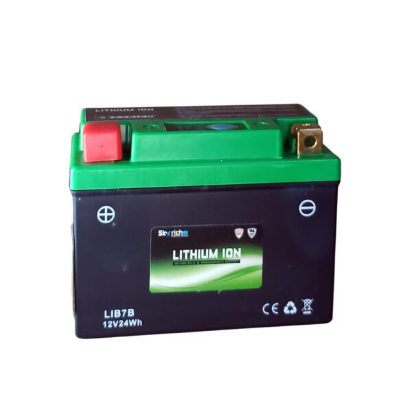 Bateria SkyRich Lítio – LIB7B – CCA 120A (YB12AL-A / YB12AL-A2)