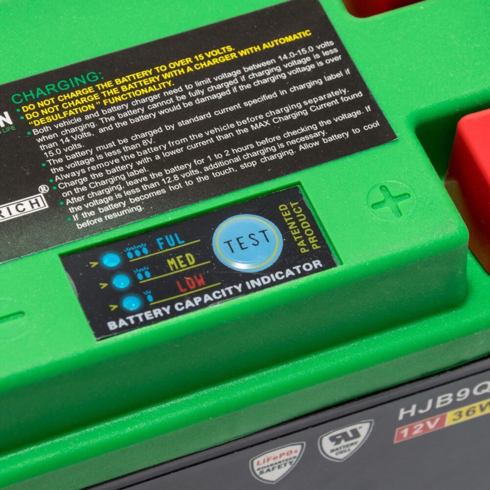 Bateria SkyRich Lítio – LIX14  – CCA 200A (CTX9L-BS / YT9B-BS / YTX12-BS / YTX14-BS)