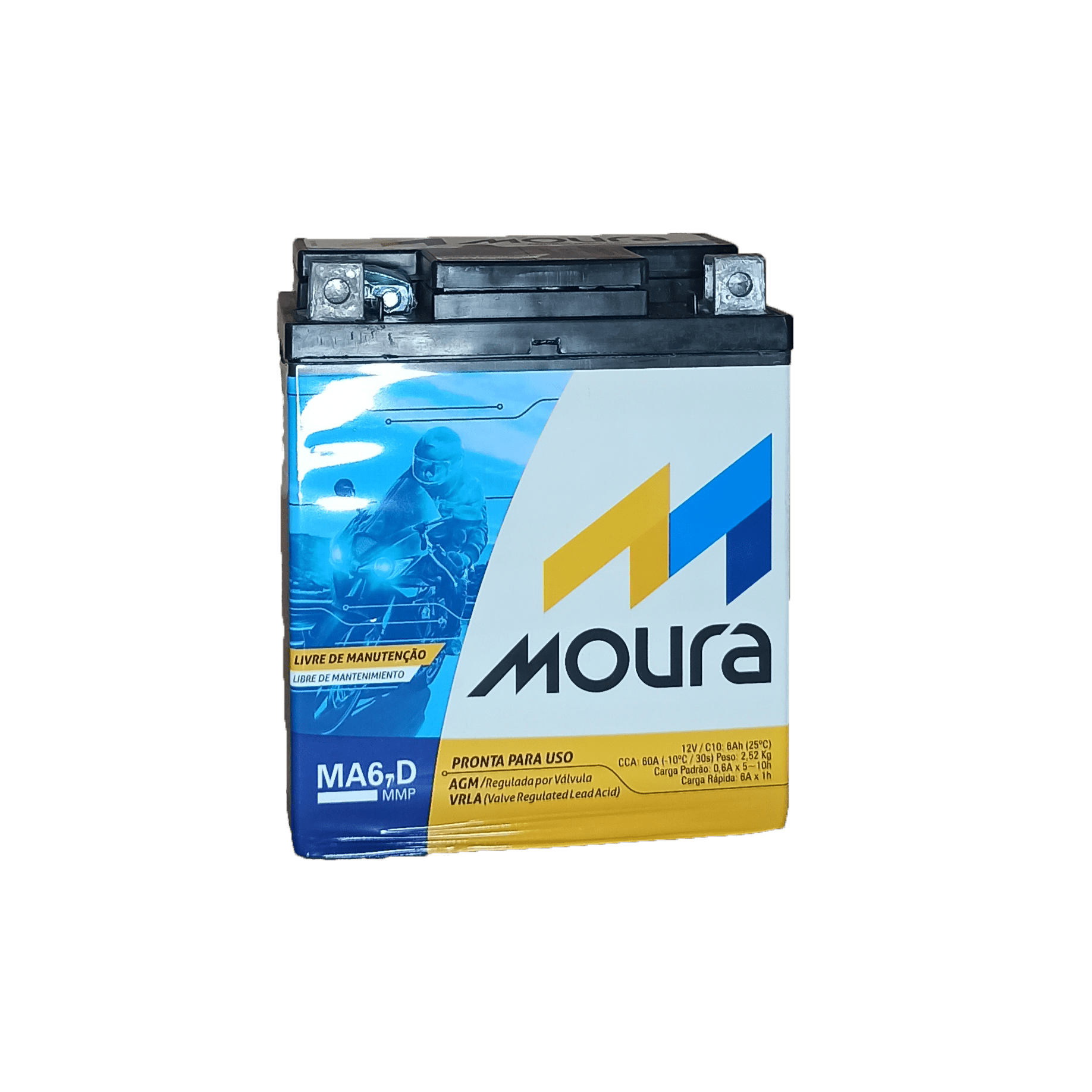 Bateria Moura Moto – MA6-D – 6 Ah