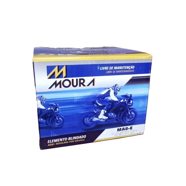 Bateria Moura Moto – MA8-E – 8 Ah