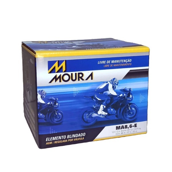Bateria Moura Moto – MA8,6-E – 8,6 Ah