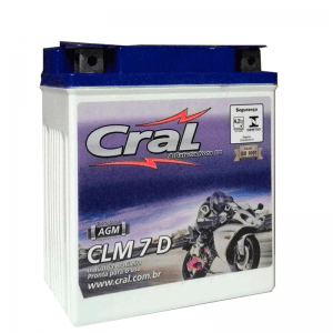 Bateria Cral Moto – CLM 7 D – 7 Ah