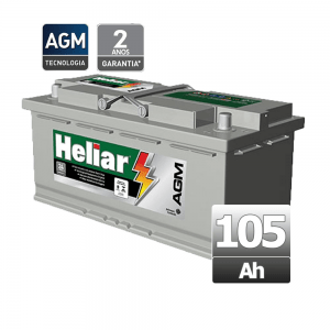 Bateria Heliar – AGM – AG 105SD – 105 Ah