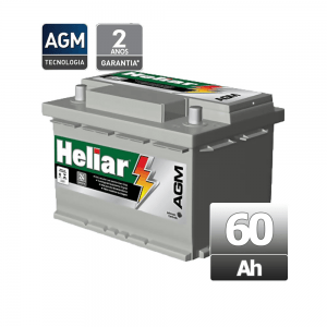 Bateria Heliar – AGM – AG 60HD – 60 Ah