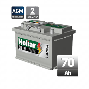 Bateria Heliar – AGM – AG 70PD – 70 Ah