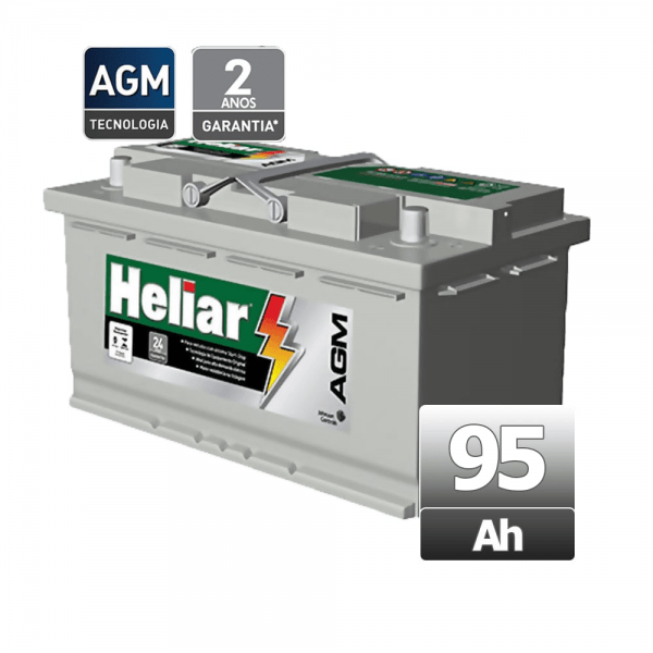 Bateria Heliar – AGM – AG 95MD – 95 Ah