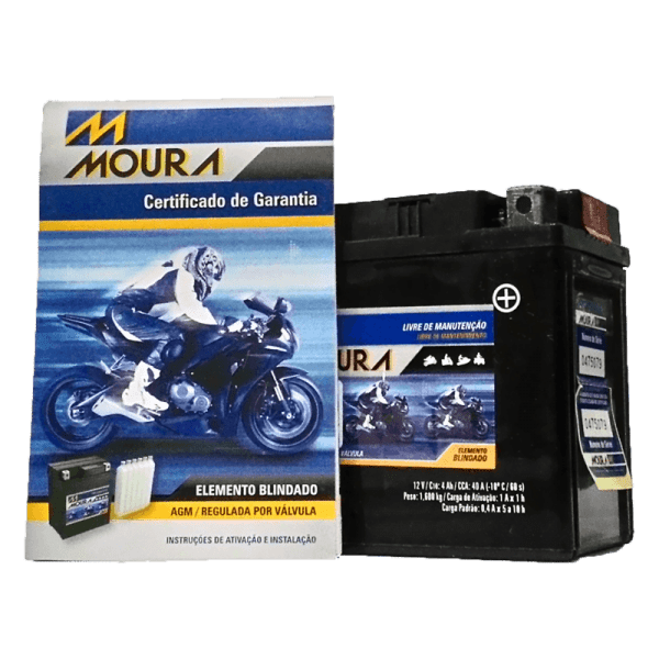 Bateria Moura Moto – MA4-D – 4 Ah