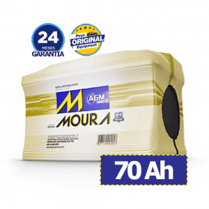Bateria Moura AGM – MA70LD – 70 Ah