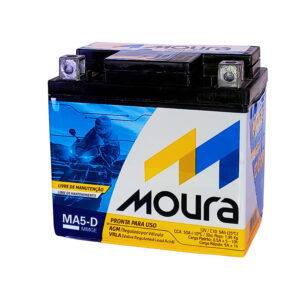 Bateria Moura Moto – MA5-D – 5 Ah