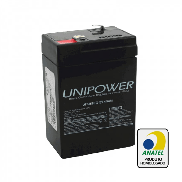 Bateria Unipower – UP645 6V – 4,5Ah