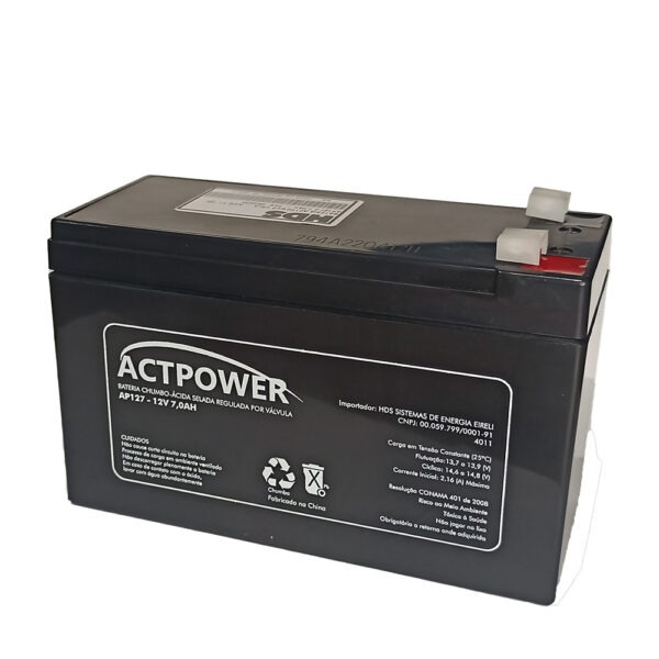 Bateria ActPower VRLA – AGM AP127.0 F1 12V 7,0AH
