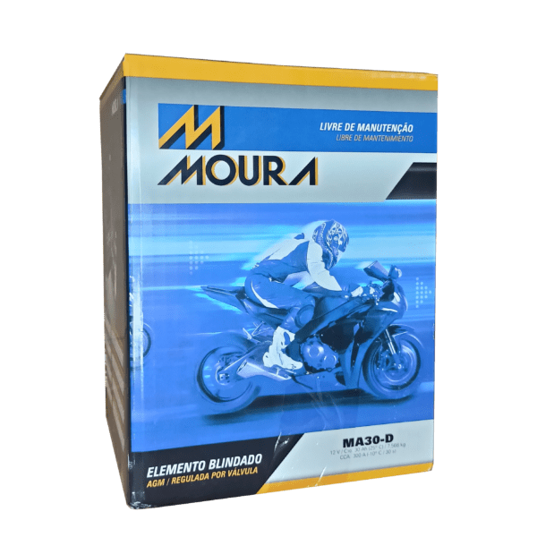 Bateria Moura Moto – MA30-D – 30 Ah