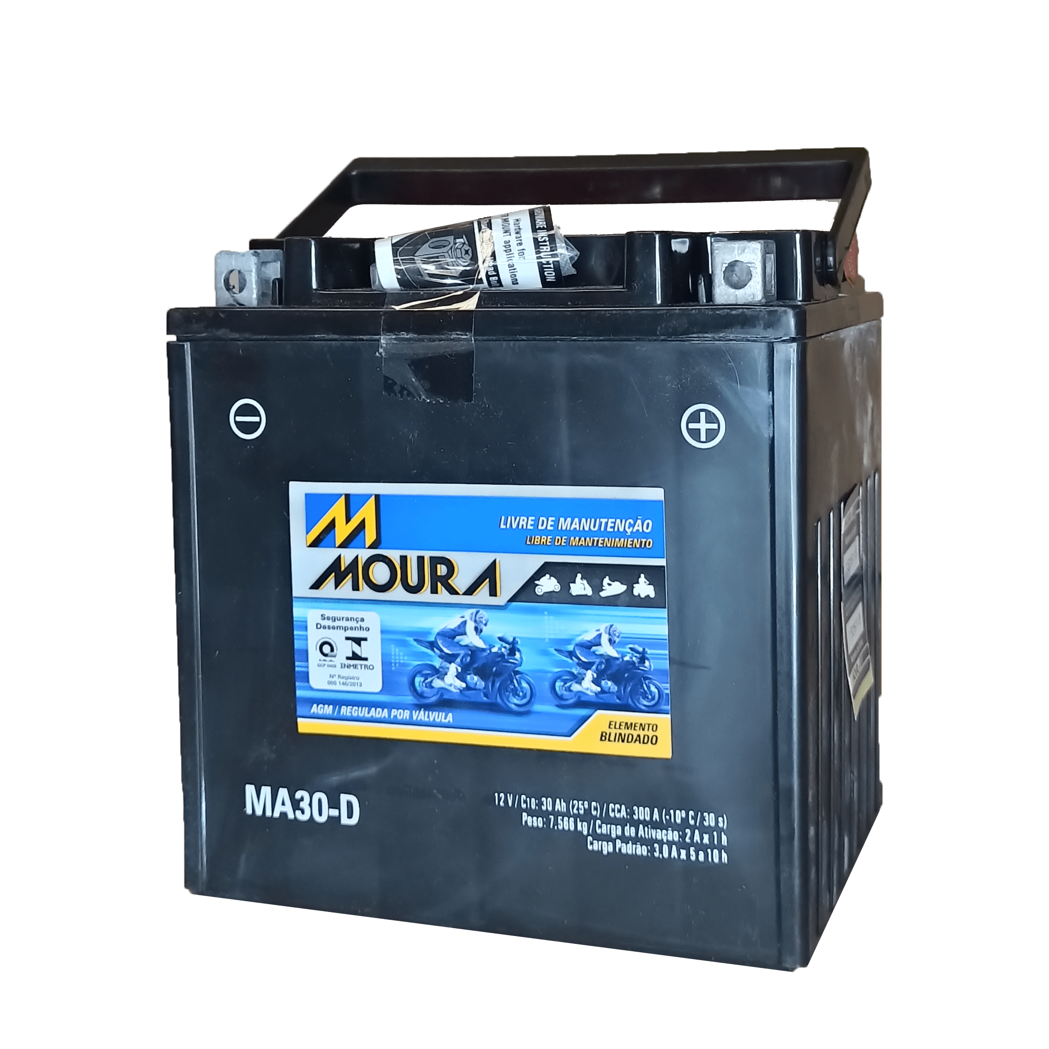 Bateria Moura Moto – MA30-D – 30 Ah