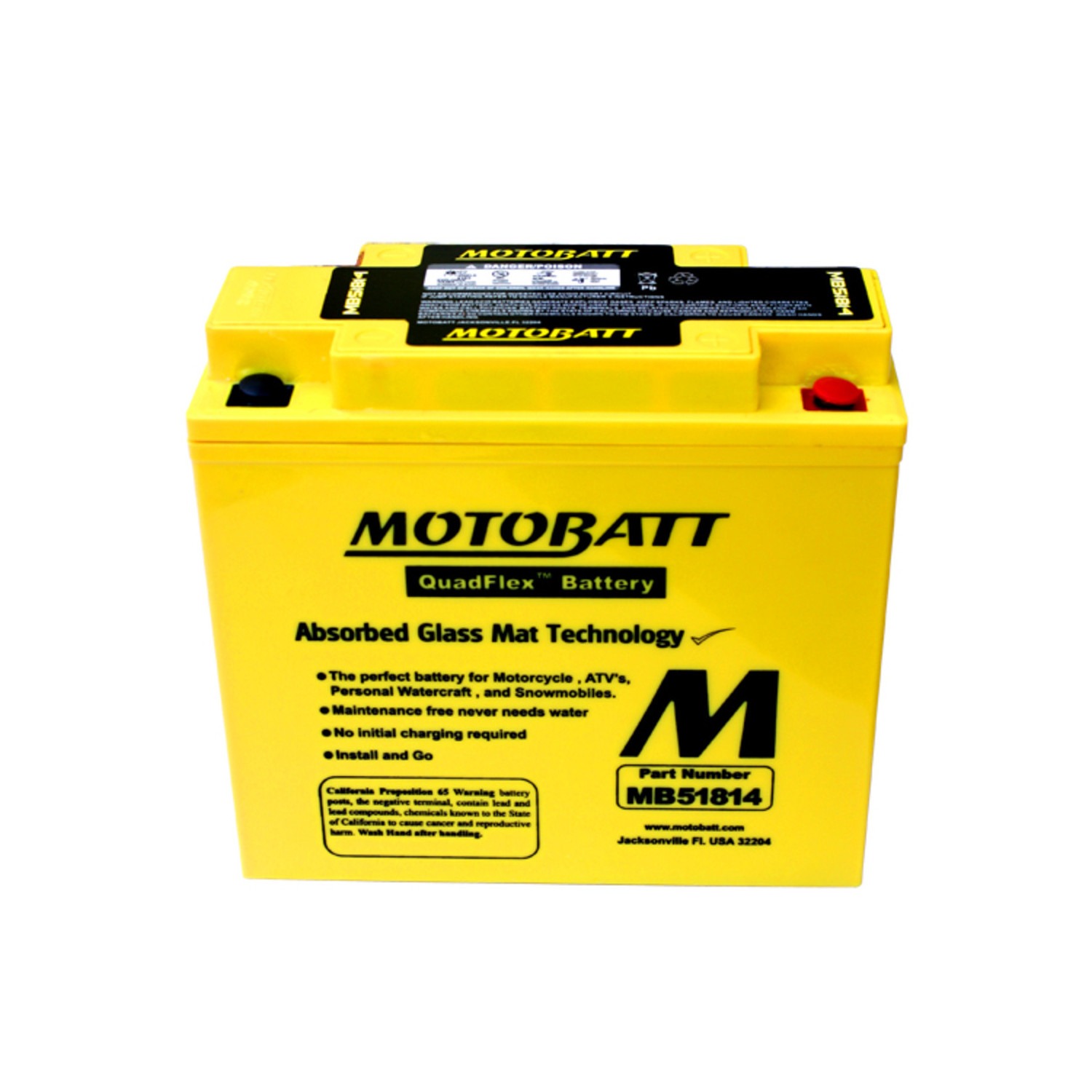 Motobatt – QuadFlex – MB51814 – 22 Ah