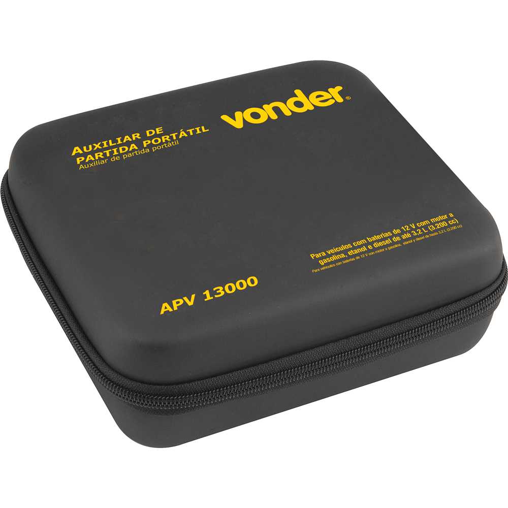 Auxiliar de partida portátil APV 13000 – VONDER