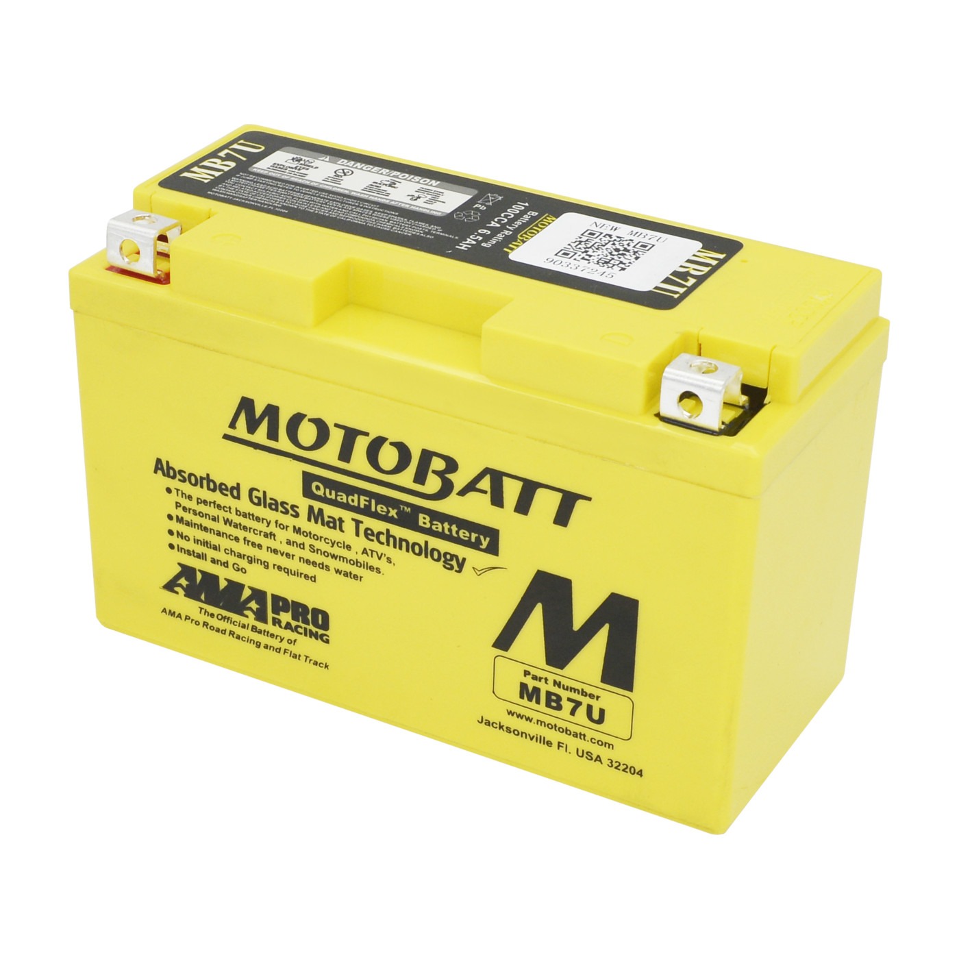 Motobatt – QuadFlex – MB7U – 7 Ah