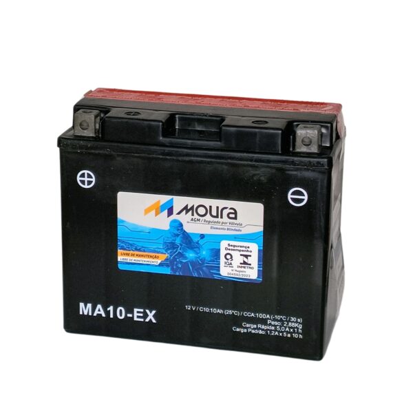 Bateria Moura Moto – MA10-EX – 10 Ah