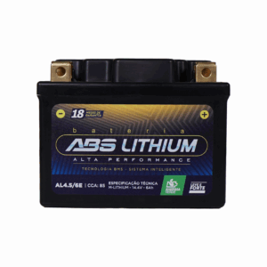 ABS Lithium – AL 4.5/6E – 6Ah (YTX4L-BS / MTZ5BR / MA4-D / MBR4-BS)